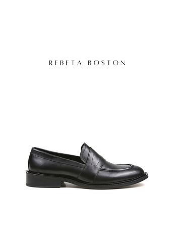 REBETA Business Erkek Ayakkabı Boston Siyah
