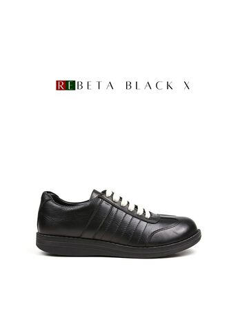 REBETA Deri Kadın Ayakkabı Siyah