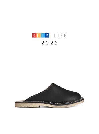 BETA Life Kadın Siyah Kürklü Terlik