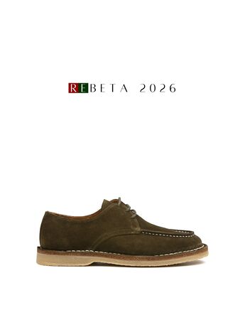 REBETA Deri Erkek Haki Süet Ayakkabı