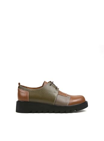 REBETA Deri Kadın Vizon Kombin Ayakkabı​