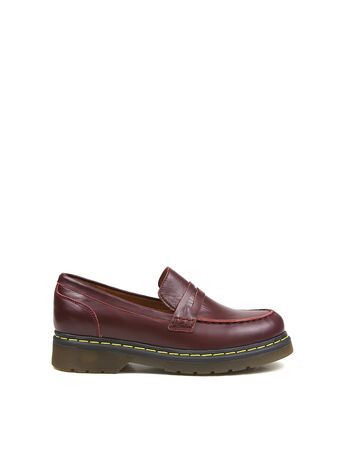 REBETA Deri Kadın Bordo Loafer Ayakkabı