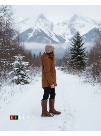 BETA Life Kadın Koyu Taba Çizme