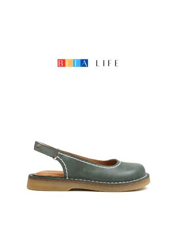 BETA Life Kadın Deri Yeşil Sandalet