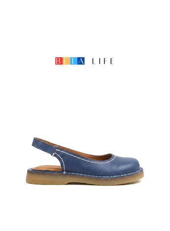 BETA Life Kadın Deri Mavi Sandalet