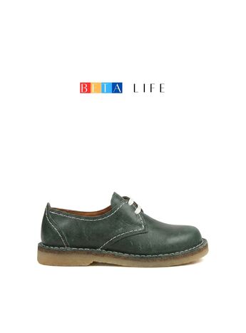 BETA Life Kadın Deri Bağcıklı Yeşil Ayakkabı