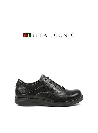 REBETA Deri Kadın Siyah Ayakkabı