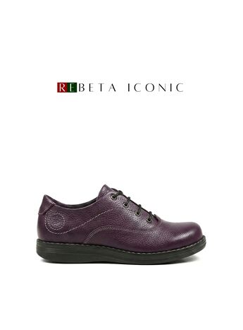 REBETA Deri Kadın Mor Ayakkabı