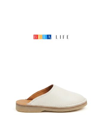 BETA Life Kadın Bej Deri Terlik