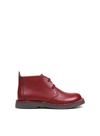 REBETA Deri Kadın Bordo Bot