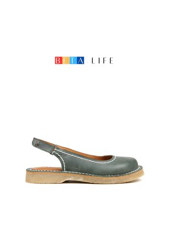 BETA Life Kadın Deri Yeşil Sandalet