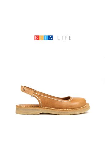 BETA Life Kadın Deri Taba Sandalet