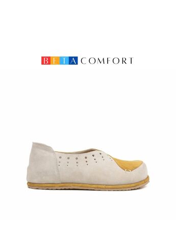 BETA Comfort Kadın Taba Bej Süet Ayakkabı