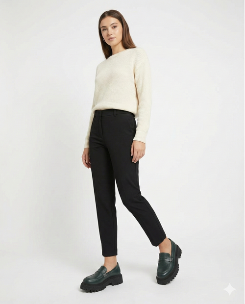 REBETA Deri Kadın Yeşil Ayakkabı