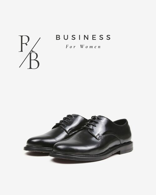 REBETA Deri Kadın Business Ayakkabı Siyah Açma