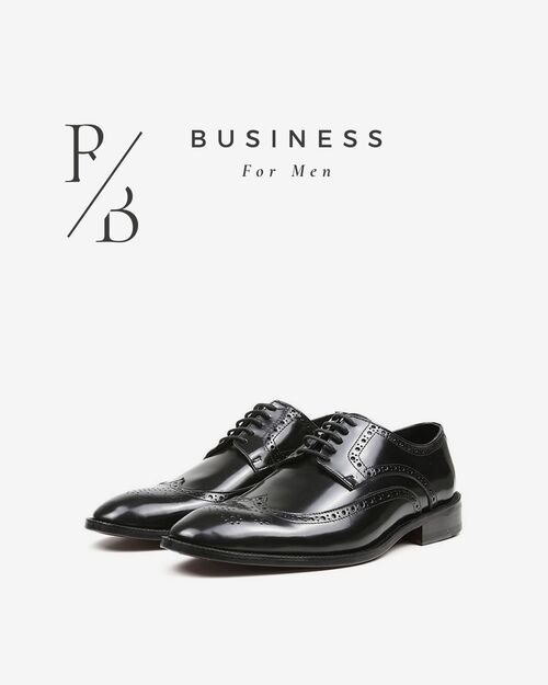 REBETA Business Erkek Ayakkabı Harlem Siyah Açma