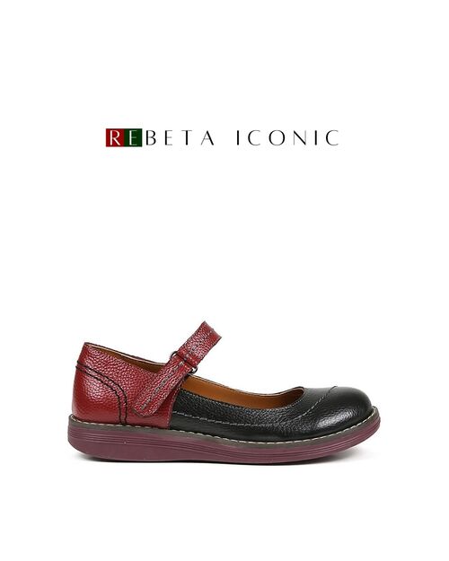REBETA Deri Kadın Ayakkabı Siyah Kombin