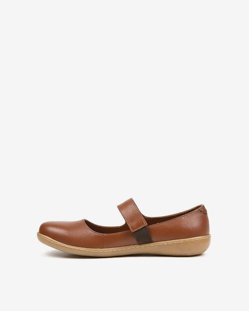 REBETA Deri Kadın Babet Taba REBETA Deri Kadın Babet Taba