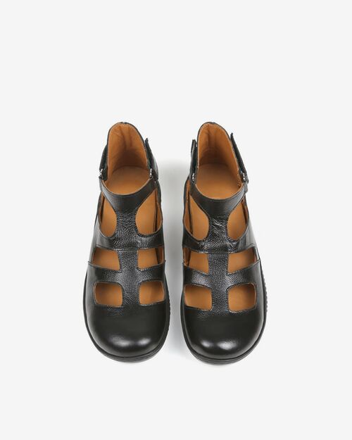 REBETA Deri Kadın Ayakkabı Siyah