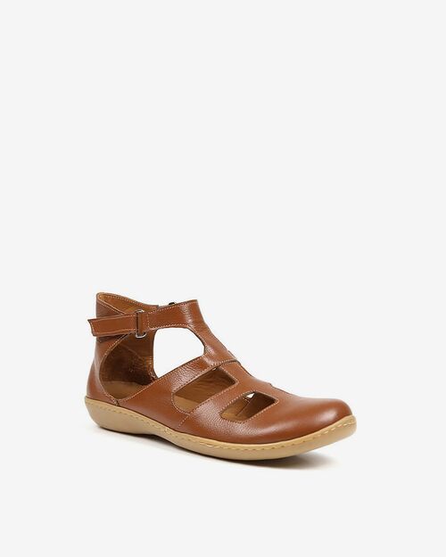 REBETA Deri Kadın Ayakkabı Taba