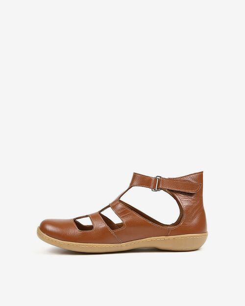 REBETA Deri Kadın Ayakkabı Taba