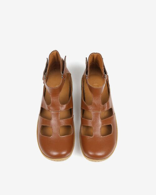 REBETA Deri Kadın Ayakkabı Taba