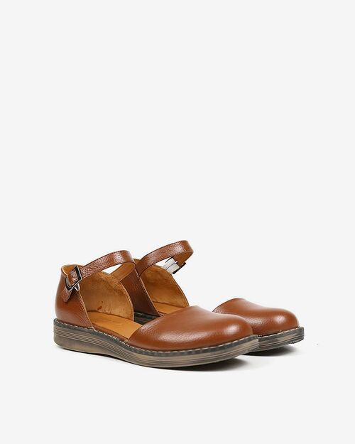 REBETA Deri Kadın Ayakkabı Taba