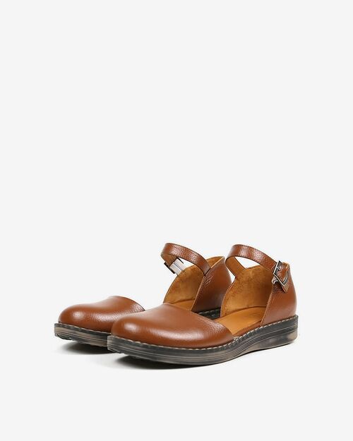 REBETA Deri Kadın Ayakkabı Taba