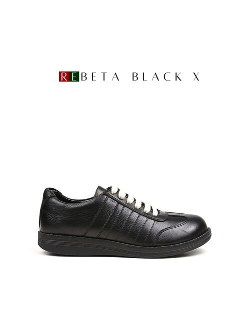 REBETA Deri Kadın Ayakkabı Siyah