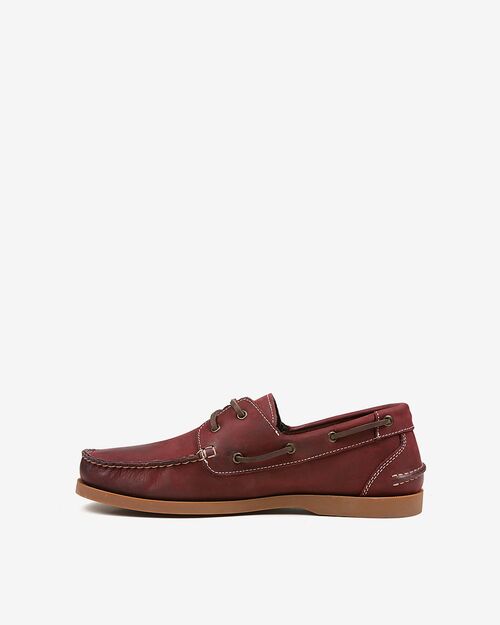 SALURO Deri Erkek Ayakkabı Bordo