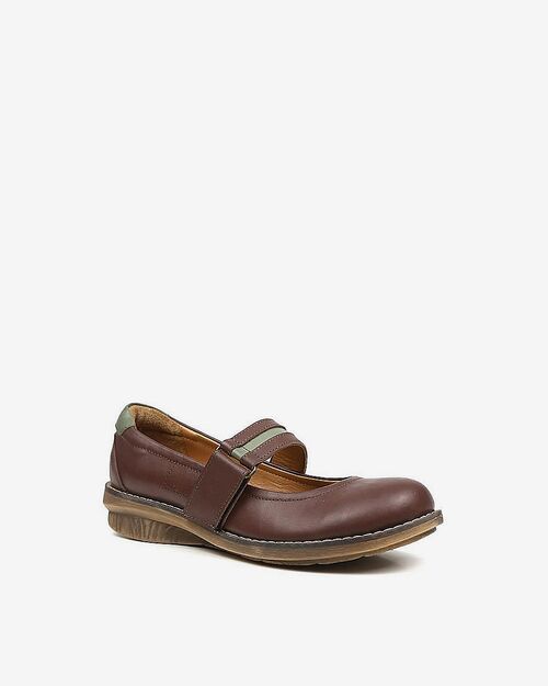 REBETA Deri Kadın Ayakkabı Kahve Kombin