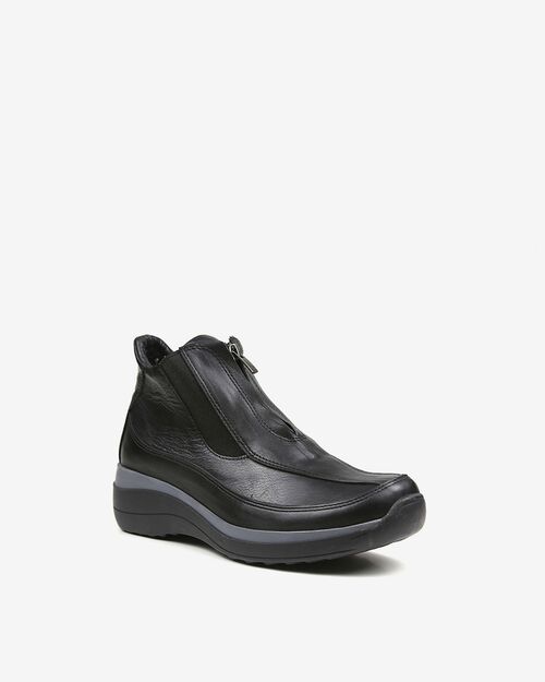 REBETA Deri Kadın Bot Siyah