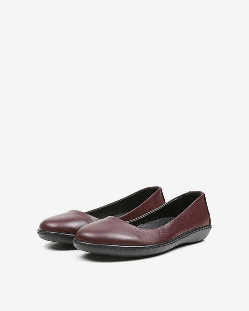 REBETA Deri Kadın Babet Bordo