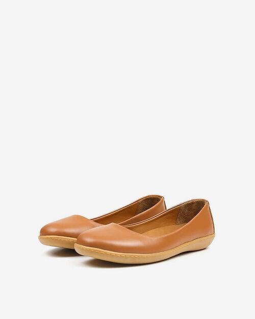 REBETA Deri Kadın Babet Taba