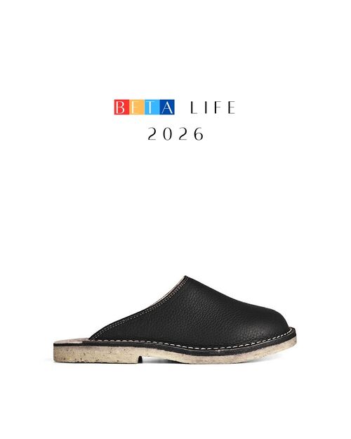 BETA Life Kadın Siyah Kürklü Terlik
