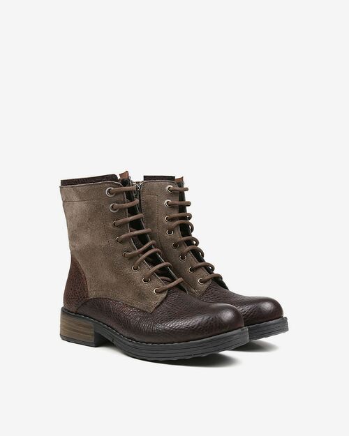 REBETA Deri Kadın Bot Antik Kahve