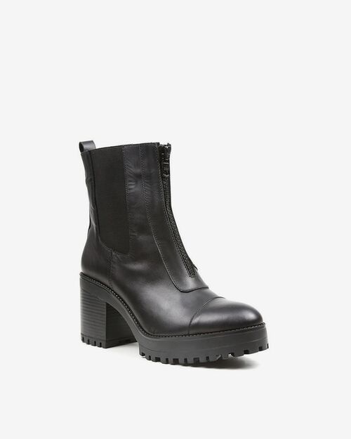 REBETA Deri Kadın Siyah Bot REBETA Deri Kadın Siyah Bot