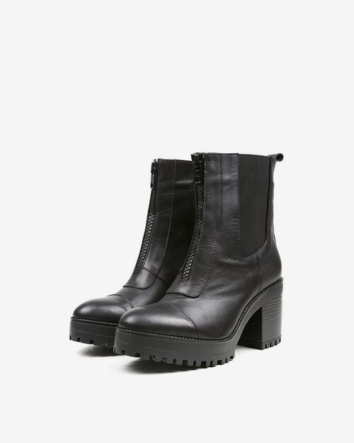 REBETA Deri Kadın Siyah Bot REBETA Deri Kadın Siyah Bot