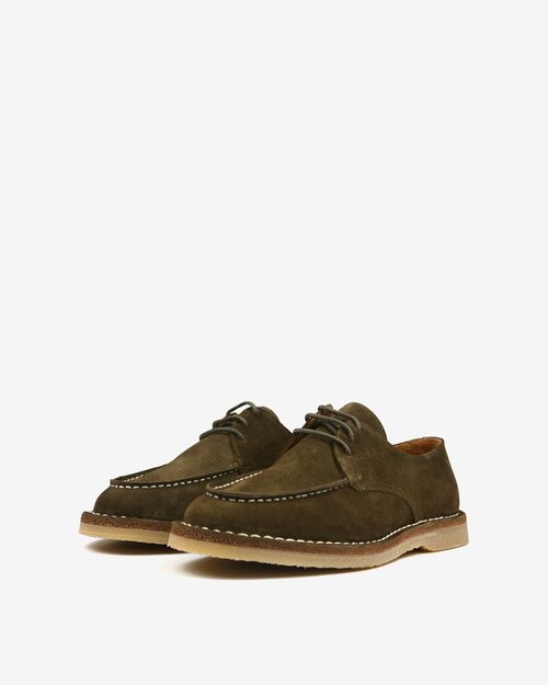 REBETA Deri Erkek Haki Süet Ayakkabı