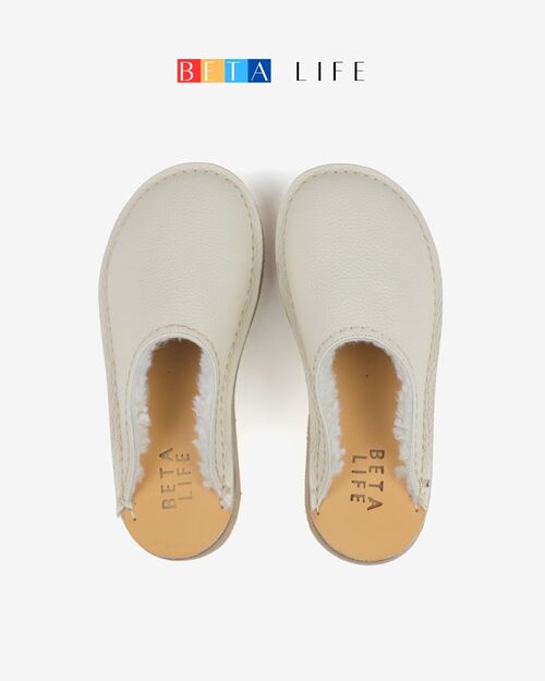 BETA Life Kadın Bej Kürklü Terlik BETA Life Kadın Bej Kürklü Terlik