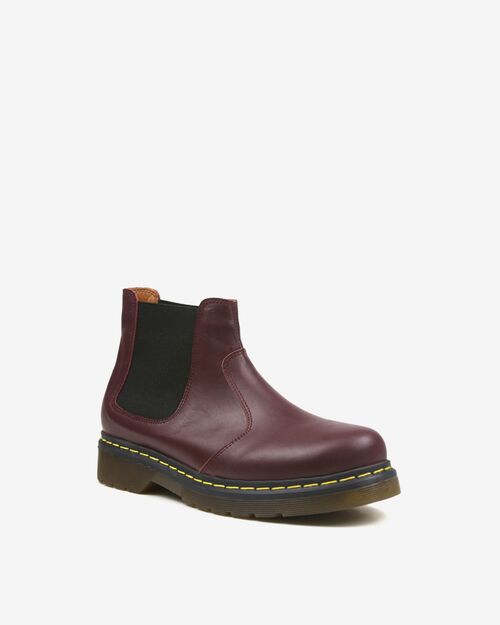 REBETA Deri Kadın Lastik Detaylı Bordo Bot REBETA Deri Kadın Lastik Detaylı Bordo Bot