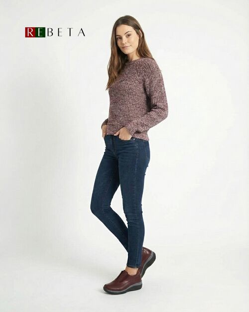 REBETA Deri Kadın Yüksek Tabanlı Bordo Ayakkabı