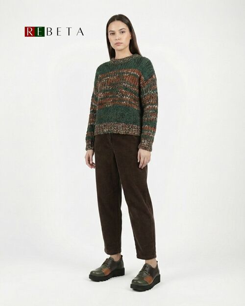 REBETA Deri Kadın Kahve Kombin Ayakkabı