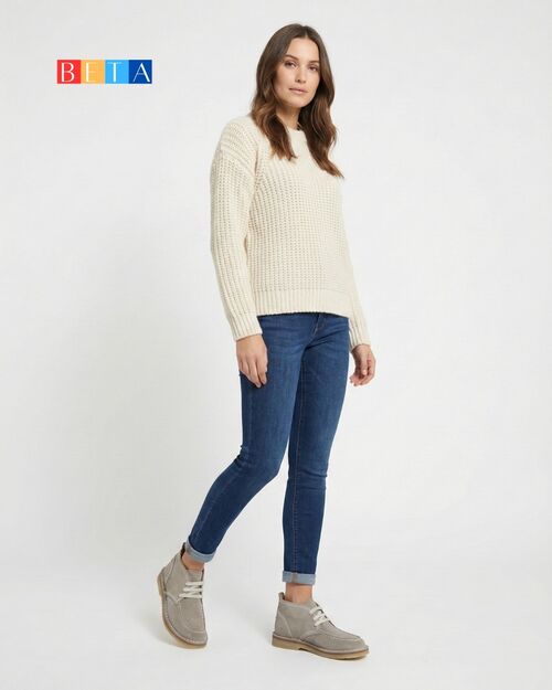 BETA Life Kadın Gri Süet Bot