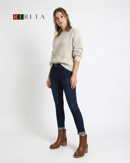 REBETA Deri Kadın Taba Bot