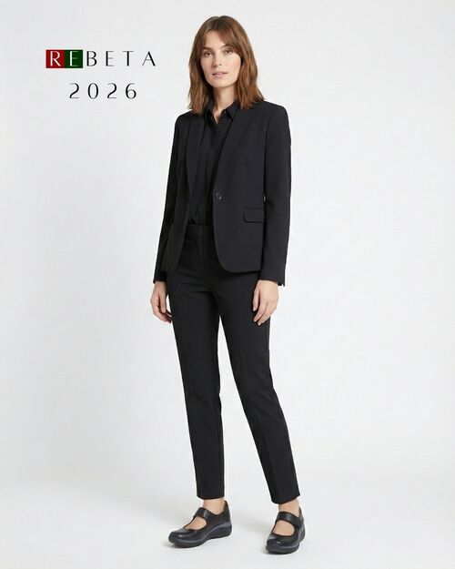 REBETA Deri Kadın Yüksek Tabanlı Siyah Ayakkabı