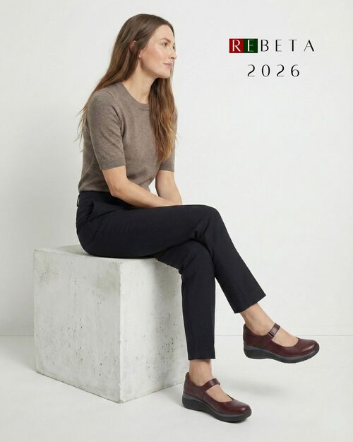 REBETA Deri Kadın Yüksek Tabanlı Bordo Ayakkabı