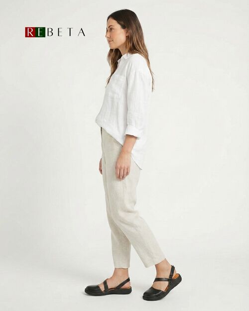 REBETA Deri Kadın Siyah Sandalet