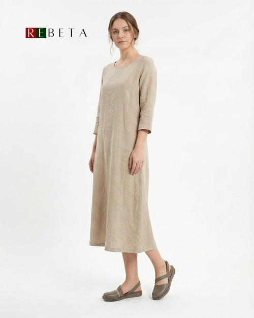 REBETA Deri Kadın Vizon Sandalet