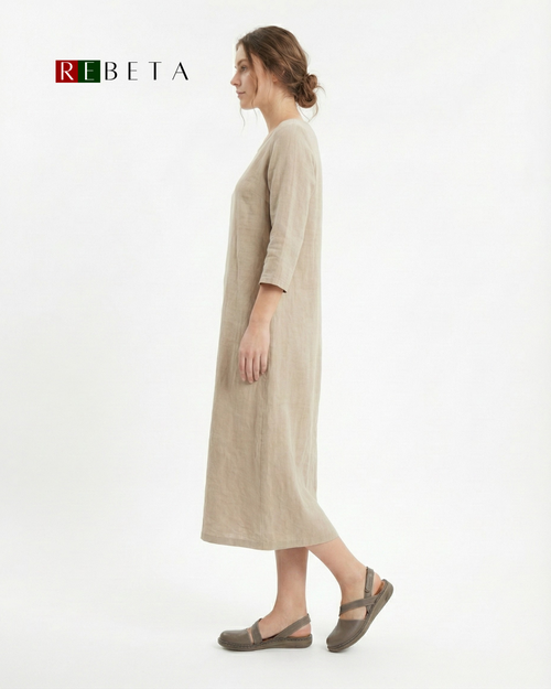 REBETA Deri Kadın Vizon Sandalet